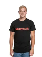 Meatfly pánské tričko Logex Red/Black | Červená | Velikost XS | 100% bavlna