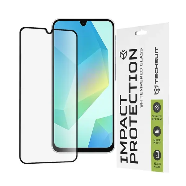 Techsuit 111D Tvrzené sklo, Samsung Galaxy A16 4G / 5G / A17 4G / 5G, černé