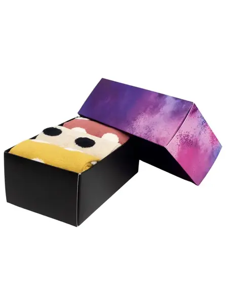 Meatfly ponožky Lexy Gift Pack Fluffy Dots | Mnohobarevná | Velikost S/M