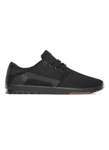 Etnies pánské boty Scout Black/Black/Gum | Černá | Velikost 9 US