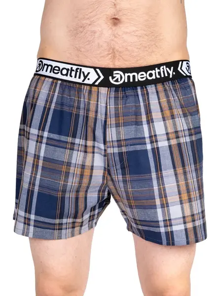 Meatfly pánské boxerky Gigi Double Pack Yellow / Brown | Žlutá | Velikost XXL