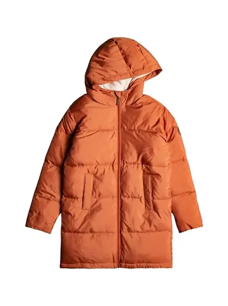 Roxy dětská bunda Glory Box Baked Clay | Hnědá | Velikost 14 r.