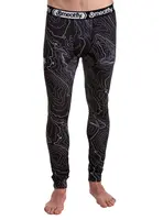 Meatfly pánské termo kalhoty Sloan Black Topography | Černá | Velikost S
