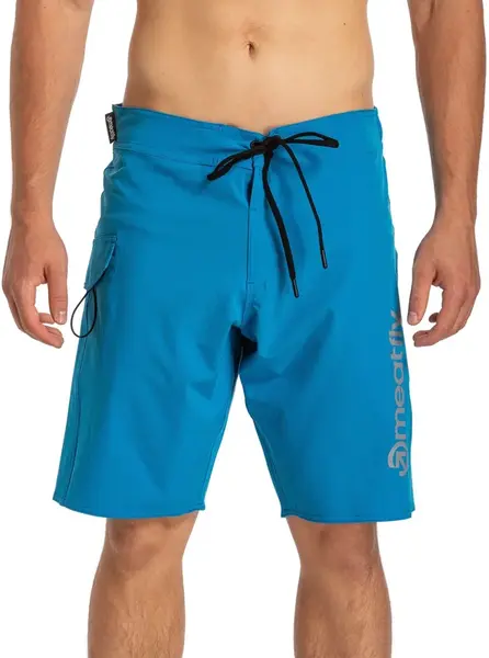 Meatfly pánské plavky Mitch Boardshorts 21" Blue | Modrá | Velikost XL