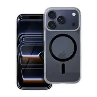 Drop Glue Colorful Ring Mag Cover s MagSafe, iPhone 17 Pro, černý