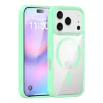 JP MagFit Clear MagSafe obal s N52 magnetem, iPhone 17 Pro, zelený