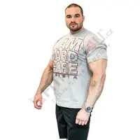 Nebbia pánské tričko Hard Core 390, L, šedá