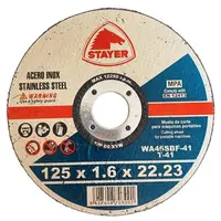 Kotouč řezný na kov, Ø 125 x 1,6 x 22,23 mm, STANDARD T41, STAYER