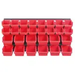 Organizér závěsný s 28 boxy, 800 x 165 x 400 mm