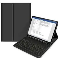 JP Tab Keyboard pouzdro s klávesnicí, touchpadem a myší na tablet, iPad 10.2, 2019 / 2020 / 2021 (iPad 7 / 8 / 9), černé