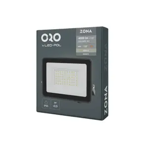 Reflektor LED ORO ZONA, 50W, 4000 lm, NW-B