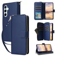 Doublewallet Magnet Case, Samsung Galaxy A55, modrý