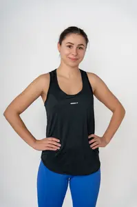 Nebbia FIT Activewear tílko “Airy” s reflexním logem 439, černá, M