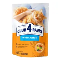 CLUB 4 PAWS Premium pre dospelé mačky s lososom 900 g (4729)