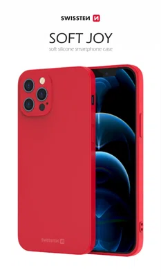 Zadní kryt Swissten Soft Joy pro Apple iPhone 14, červená