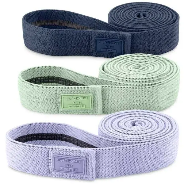 Spokey COTI FLEX SET Sada posilovacích textilních gum, mix, velikost