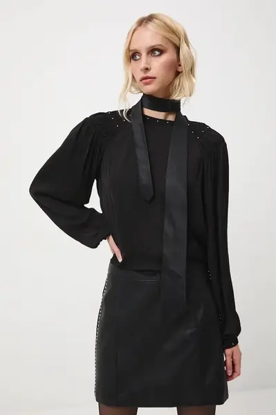 Halenka Medicine dámská, černá barva, hladká