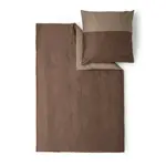 S. Oliver POVLEČENÍ, makosatén, hnědá, 135/200 cm