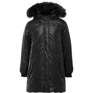 Lewro DENVIA Dívčí zimní kabát, černá, velikost 116-122