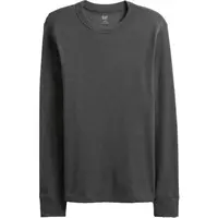 GAP V-WAFFLE CREW Pánské tričko, tmavě šedá, velikost