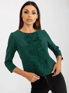 Blouse-LK-BZ-506522.07-dark green
