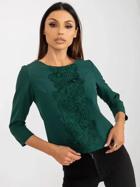 Blouse-LK-BZ-506522.07-dark green