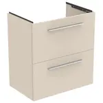 Ideal Standard i.Life S - Skrinka pod umývadlo, 60x38x63 cm, 2 zásuvky, matná piesková T5293NF