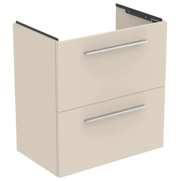Ideal Standard i.Life S - Skrinka pod umývadlo, 60x38x63 cm, 2 zásuvky, matná piesková T5293NF