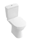 Villeroy & Boch O.novo - WC kombi misa, zadný odpad, DirectFlush, CeramicPlus, alpská biela 5661R0R1