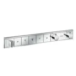 Hansgrohe RainSelect - Batéria pod omietku na 5 spotrebičov, chróm 15358000
