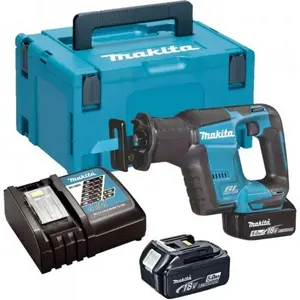 Makita Náradie - 18V AKU mečová píla, 2x aku 5,0 Ah LXT, nabíjačka DJR188RTJ