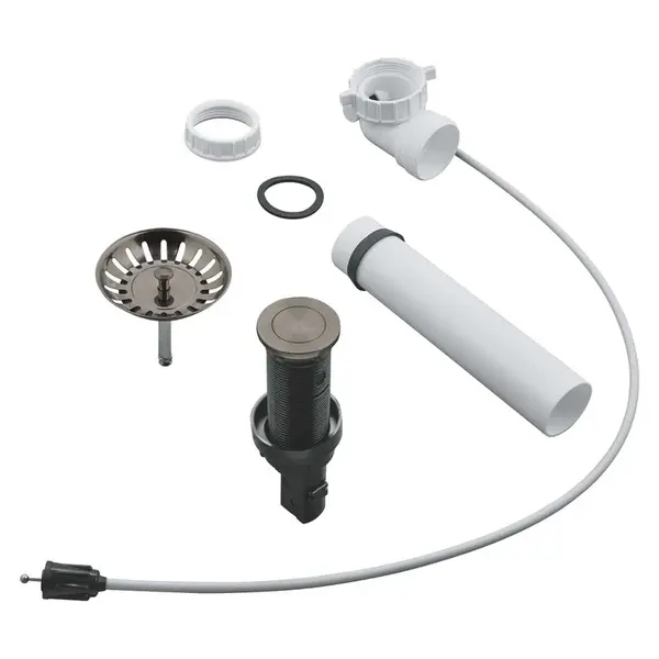 Grohe Odtokové súpravy - Odtoková súprava na drez, kefovaný Hard Graphite 40986AL0