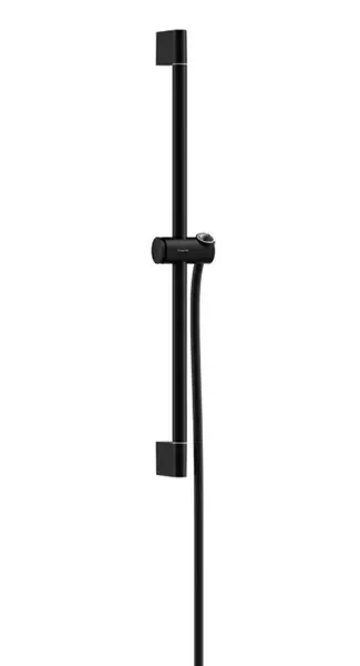 Hansgrohe Unica - Sprchová tyč 96 cm, so sprchovou hadicou, matná čierna 24401670