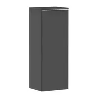 Hansgrohe Xelu Q - Bočná skrinka 40x107x35 cm, 1 dvierka, pánty vľavo, matná sivá/matná biela 54128700