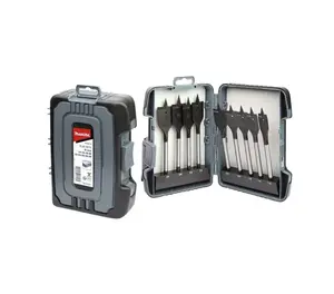 Makita Príslušenstvo - 9-dielna súprava plochých vrtákov do dreva P-80802