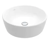 Villeroy & Boch Architectura - Umyvadlo na desku, průměr 45 cm, s přepadem, alpská bílá 5A254501