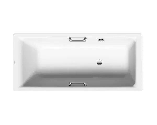 Kaldewei Ambiente - Obdélníková vana Puro Star 658, 170x75 cm, s otvory pro madla, bílá 255823000001