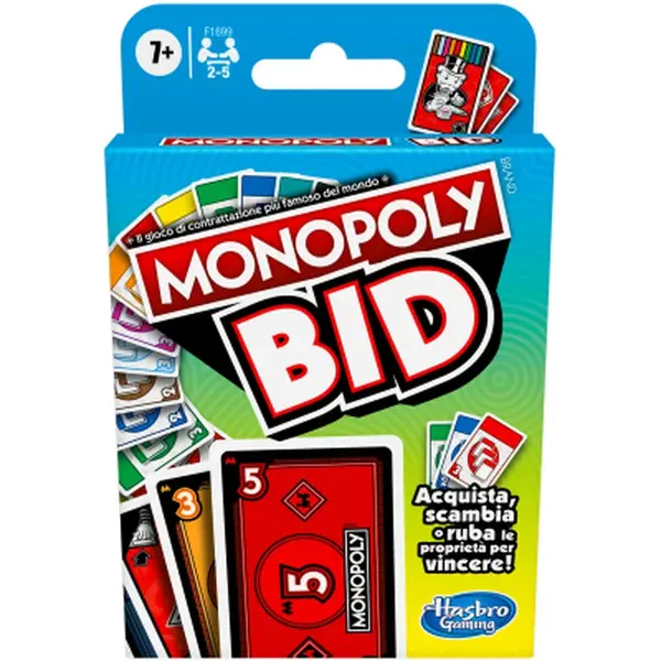 Karetní hra Monopoly Bid – větší bere