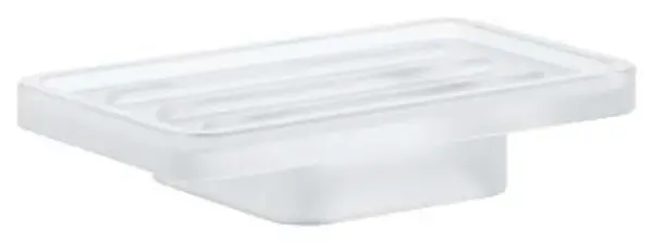 Grohe Selection Cube - Miska na mýdlo, daVinci saténová bílá 40806000