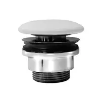 Sapho GSI Pura - Neuzatvárateľný umývadlový výpust, biela mat PVC09