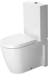 Duravit Starck 2 - Stojaca WC kombi misa, biela 2145090000