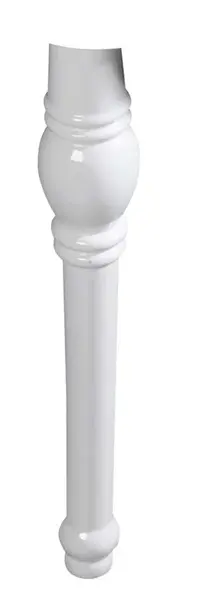 Sapho Kerasan Retro - Keramické nohy k umyvadlu 105001, rovné, 1 ks, bílá 108301