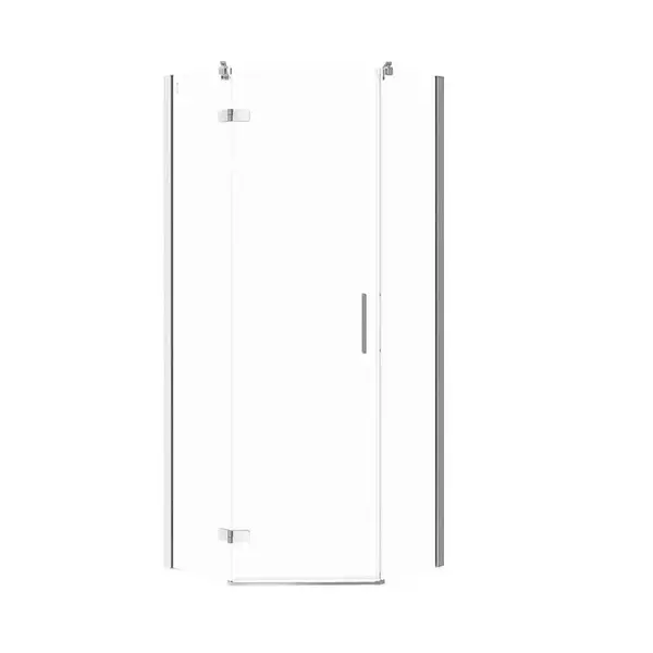 Cersanit Jota - Sprchový kout 80x80 cm, levý, chrom/čiré sklo S160-010