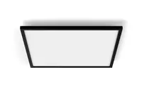 Philips Hue Smart osvětlení - Chytré stropní LED svítidlo, 60x60 cm, 39 W, stmívatelné, s ovladačem, bílé světlo, černá 929003597601