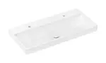 Hansgrohe Xelu Q - Umyvadlo 100x48 cm, bez přepadu, 2 otvory pro baterii, SmartClean, bílá 61040450