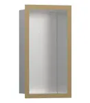 Hansgrohe XtraStoris Individual - Výklenok do steny s designovým rámom, 30x15x10 cm, kefovaná nerezová/kefovaný bronz 56094140