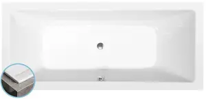 Polysan Vane - Vaňa 180x70x39 cm, biela 72906S
