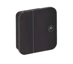 Axor One - Uzatvárací ventil pod omietku, matná čierna 45771670