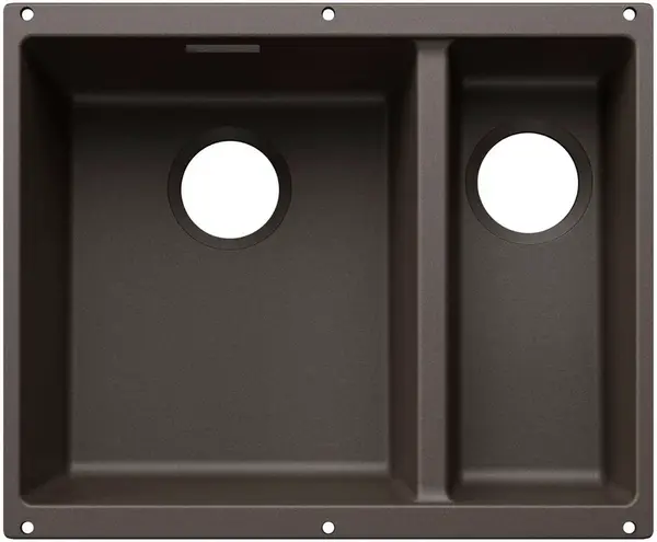 Blanco Subline 340/160 - Silgranitový drez, 56x46 cm, kávová 527824