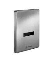 Schell Compact II - Infračervený splachovač pisoáru EDITION E, bateriový provoz, nerez 028072899